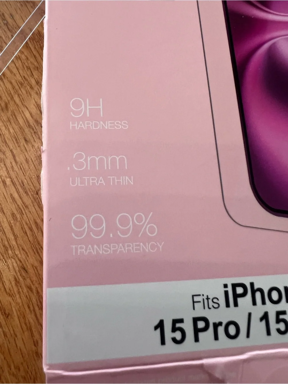 Primo Tempered Glass Screen Protector for iPhone 16 / 15Pro/ 15/ 14 pro (3-Pack)
